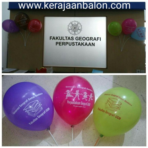 Balon Printing UGM Yogyakarta - Jual  Grosir harga Murah 